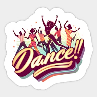 Dancing People Sticker